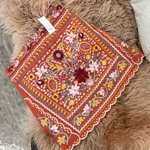 Francesca’s Floral Embroidered Skirt